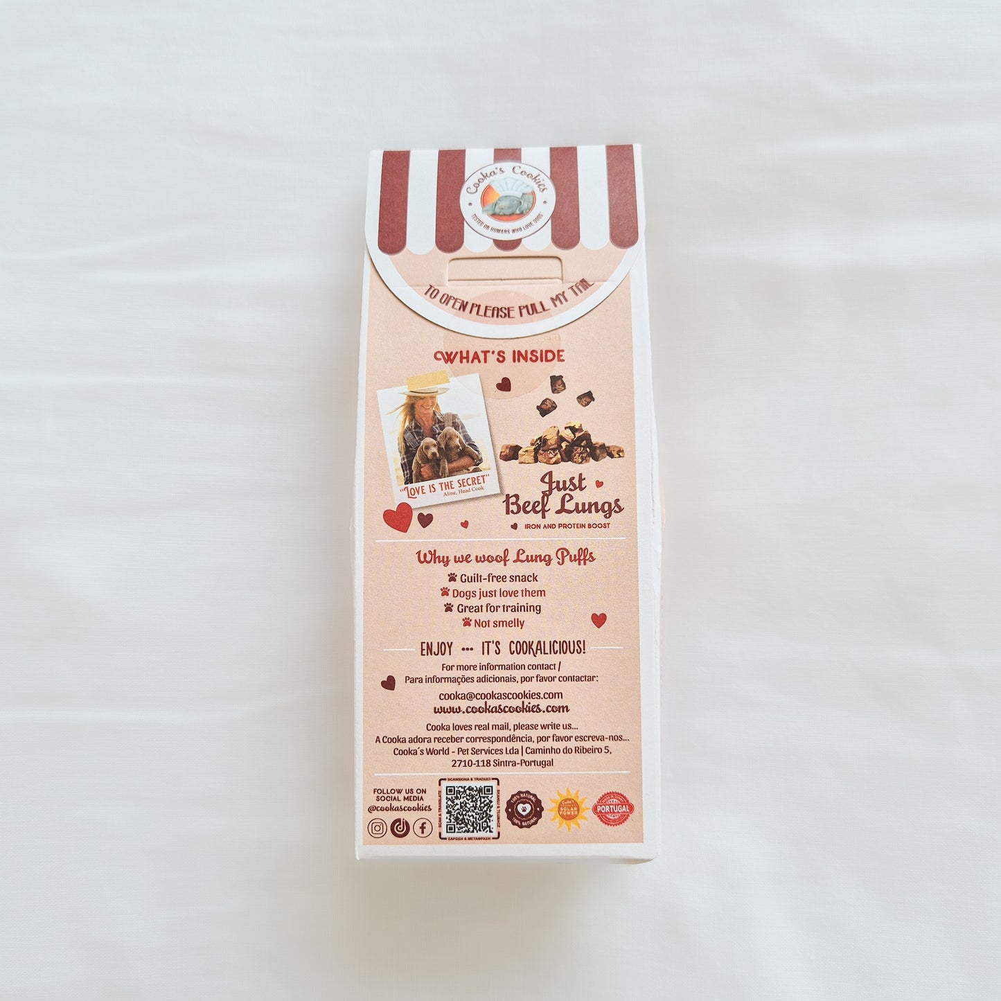 Bouchées de poumons de  bœuf