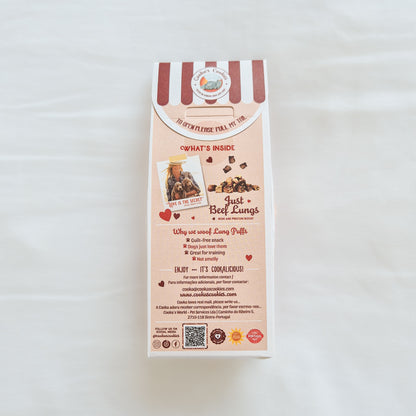 Bouchées de poumons de  bœuf
