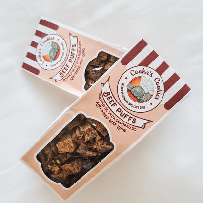Bouchées de poumons de  bœuf