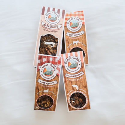 Bouchées de poumons de  bœuf